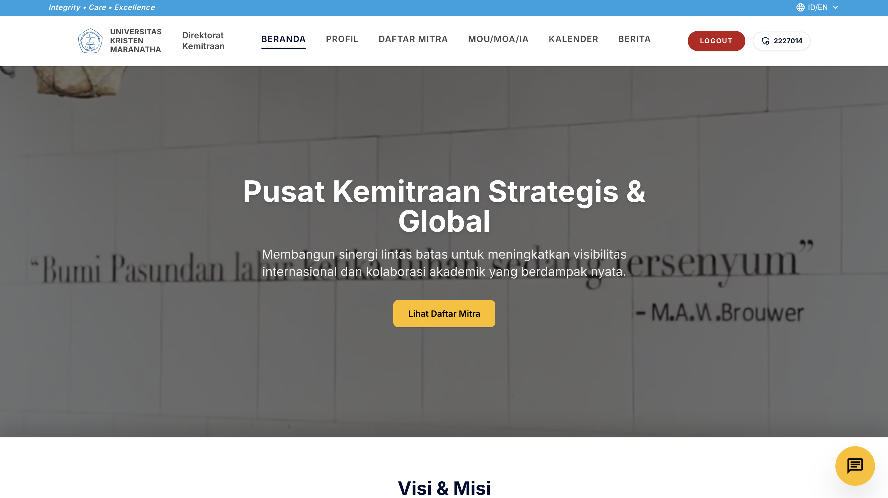 Institutional Web Portal